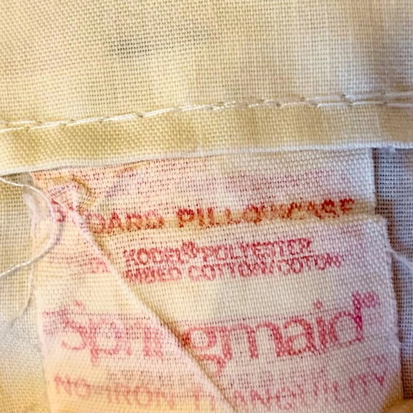 Vintage Springmaid Tranquility Made In USA Bird Flowers Asian 1 Pillowcase Cover - Picture 3 of 7